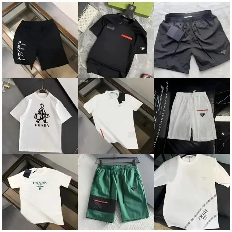 Prada POLO t-shirt Shorts Suits (40 style) 7488044955