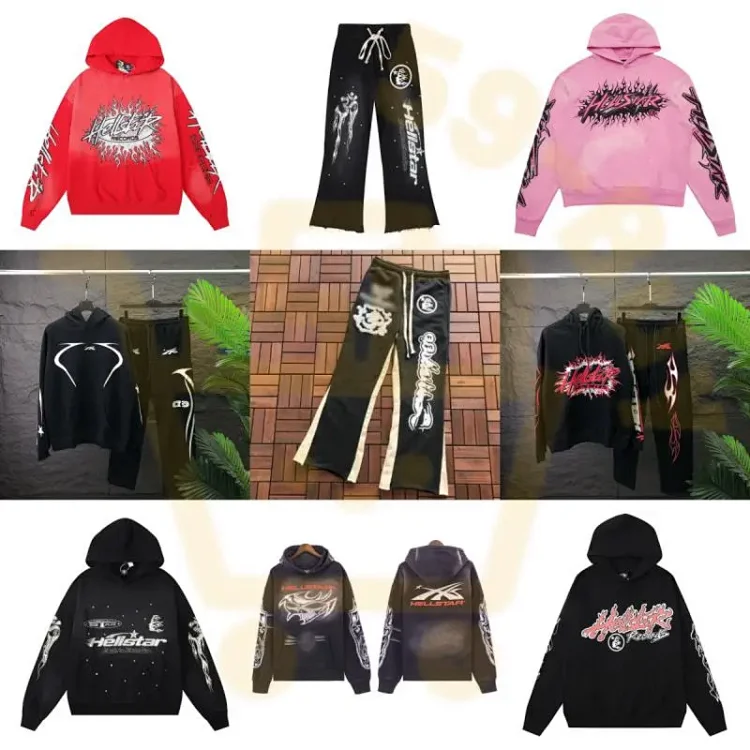  hellstar hoodie jeans suit  7559178318  