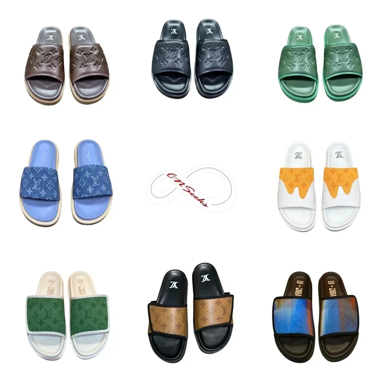 Louis Vuitton Leather Slippers  7571674397  