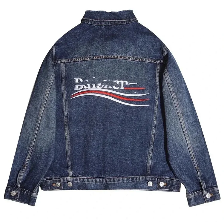 Balenciaga District Denim Jacket [36 styles]  7592886501  