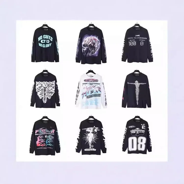 Hellstar Long Sleeve Graphic Hoodies [17 styles]  7638536112  