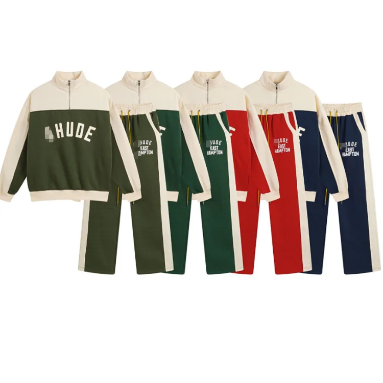 Rhude fleece-lined sweatshirt and sweatpants set  7700753680  