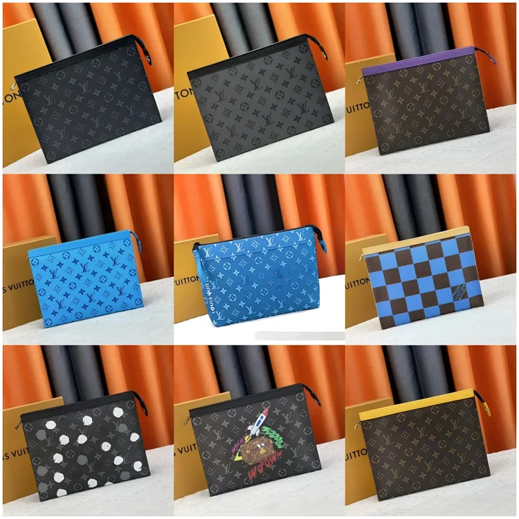  Louis Vuitton LV Damier Check Clutch  7699850543  