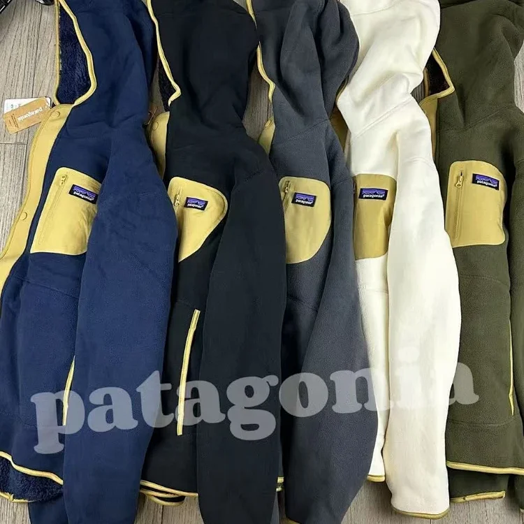 Patagonia warm hooded fleece jacket with thick plush lining  7704948503  