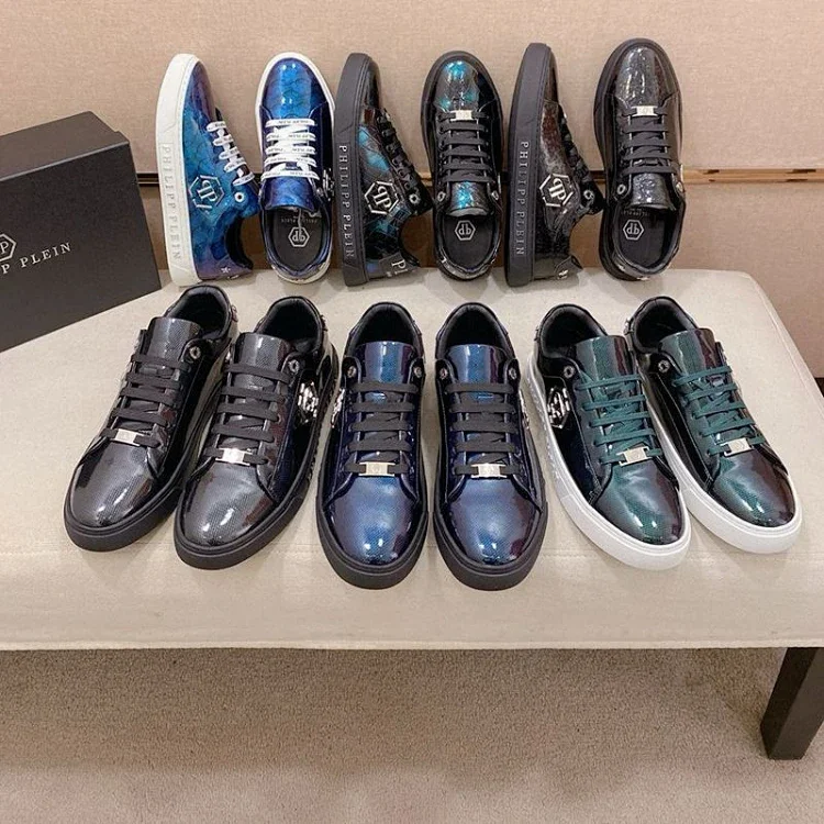Philipp Plein non-slip, wear-resistant glossy finish athletic shoes  7710752775  