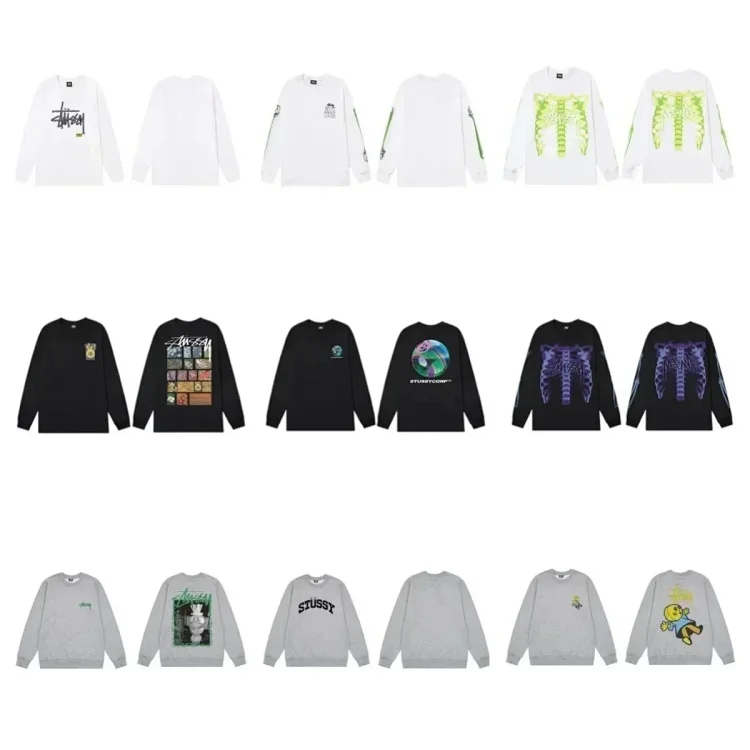 Stussy Long Sleeve Sweatshirts [37 styles]  7756635015  