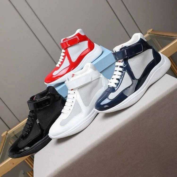 Prada New Mesh Breathable High-Top -Sneakers   7825593750  
