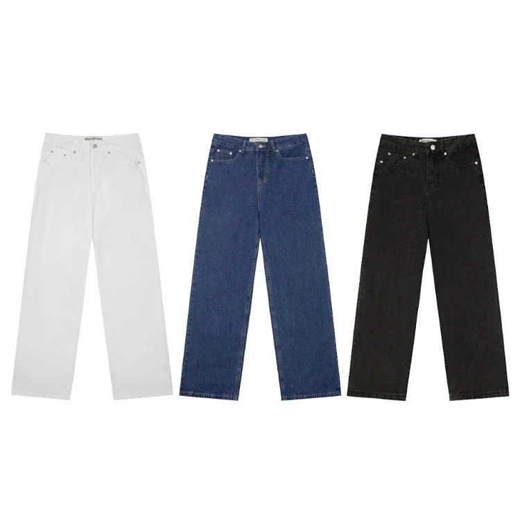 Rest & Recreation RR Loose Straight Leg Slimming Wide-Leg Jeans 7822516085  