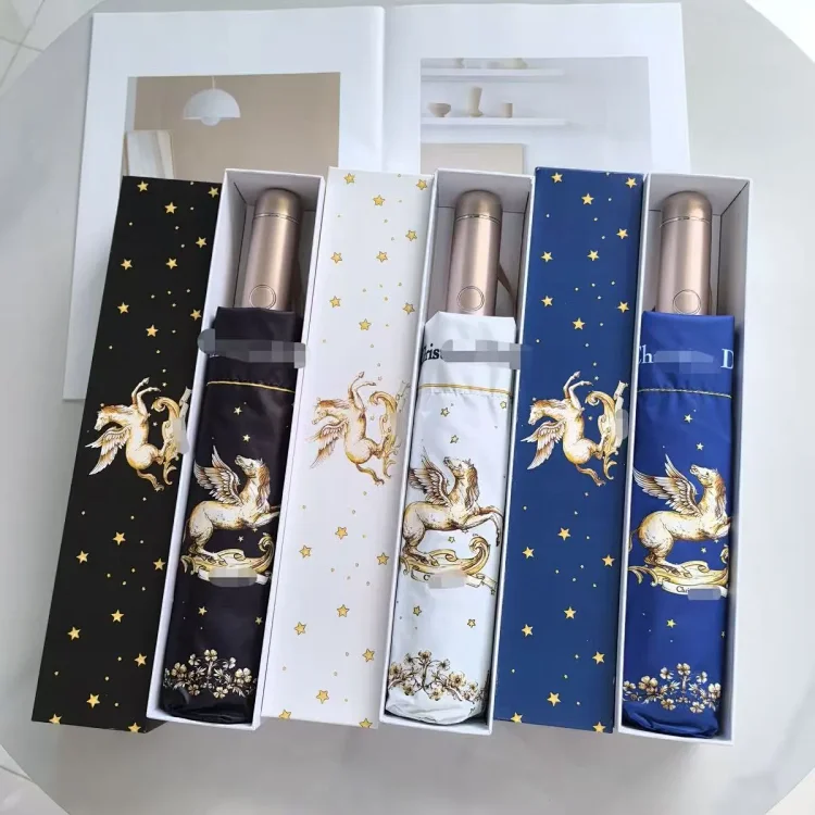 Christian Dior Pegasus Star Folding Umbrella  7825536058  