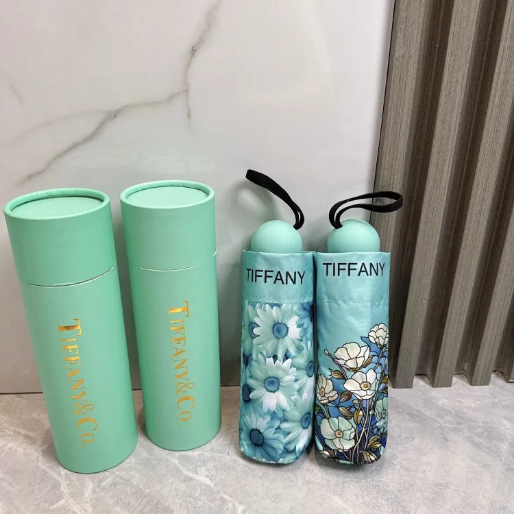 GUCCI Vintage Girl Illustration Folding Umbrella  7822595803  